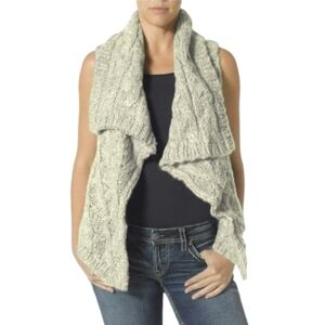 Silver Jeans Knit Style Sweater Wool Blend Cardigan Vest Size M